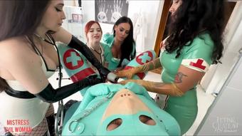 Rubber medical clinic with 4 Dommes - December 26, 2022 (fchdommes)