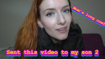 Sent this video to my son 2 mom's long coat (Evelyn Jade)