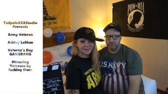 Ashley LaShae Veteran's Day GANGBANG (TadPoleXXXStudio)