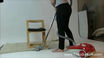 Vacuuming My Studio Space - November 07, 2019 (Claudia Kink)