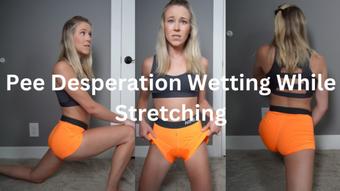 Pee Desperation Wetting While Stretching (keeks_3005)
