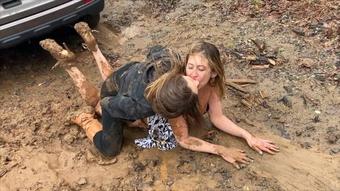 BTS stuck in the mud with Sinthia Bee - June 18, 2021 (Lora Cross)