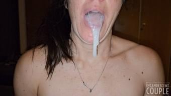 Another morning, another blowjob, another cum load (IncandescentCouple)