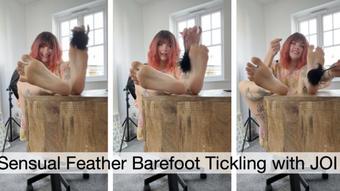 Sensual Feather Barefoot Tickling With JOI - April 05, 2024 (Yourhikerbabe)