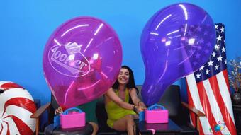 Phoenix-Jayde Pump Pop Multiple Balloons (Custom Fetish)