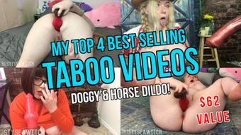 My 4 Best Selling Taboo Videos (BustySeaWitch)