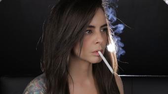 Smoking Close-Up 2 (Dani Lynn)
