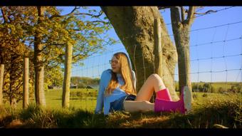 PINK WELLIES walking with no panties - May 15, 2020 (FFeZine)