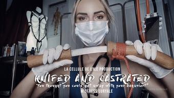 Mistress Euryale Knifed And Castrated (Mistress Euryale)