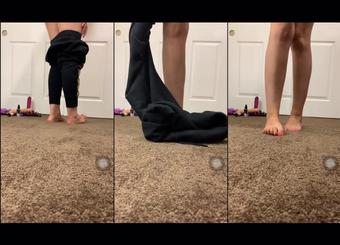 leahwintersxoxo 01 01 2020 116089408 My toes look so cute trying to wiggle out of pants (leahwintersxoxo)