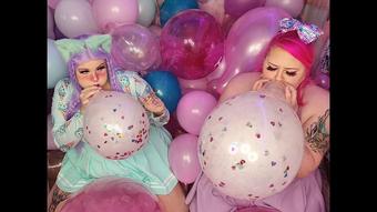 Pastel Looners Smoke B2P Balloons - March 07, 2022 (GothAmber)