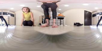 Under Giantess Soles - Erin & Ashley - Punishment For Nasty Roommate Vr 360 4K (Under Giantess Soles)