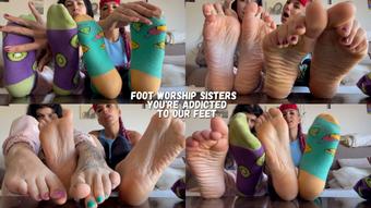 Foot Worship Sisters - You're Addicted to our Feet (Gypsy Maya)