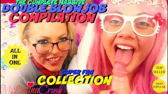 Mylatinacrush Double Blowjob Cumpilation (MyLatinaCrush)