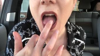 Car Pussy Play Tit Tease (SuzieLove212)
