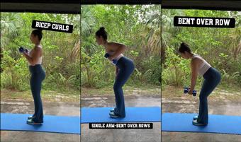 hiitwithpaloma 06 04 2021 2075208906 Took a break from hiit to bring you my favorite arm workouts  I hit back, biceps, and a li (hiitwithpaloma)