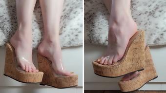 Clear Wedges - March 21, 2023 (TheTinyFeetTreat)