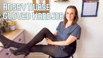 Angry Nurse Gloved Handjob (Nina Crowne)