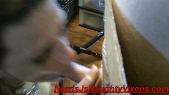 Gloryhole MILF deepthroats me then sex (nmjnaughtyvixens)