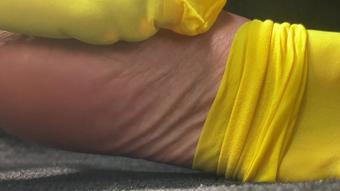 Nylon Sock Removal In Car Pt 1 (Pink Foxx)