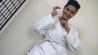 BRANDON EARNS HER YELLOW BELT - March 03, 2022 (RoxieRaeFetish)