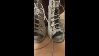 Heels with toeprints in them insole - April 12, 2022 (MistressMilana)