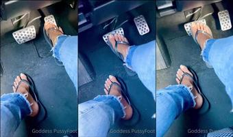 u186296307 539187790 2023 03 12 i went for a drive today it was such lovely weather. look at these naked toes work these pedals (u186296307)