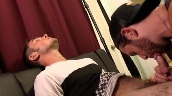 Landon Gives Anderson Gay BJ & RimJob (Ginary)