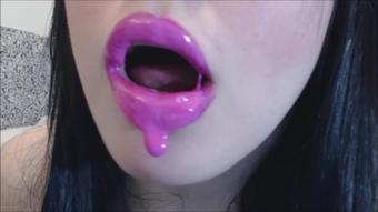 Pink Dripping wet Lips (PrincessDi)