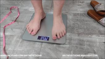 Britney Athome Pregnant Weight And Measure 25 Weeks (MIX)
