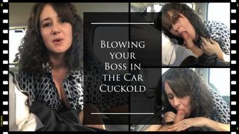Blowing your boss in the car cuckold (Mixxxie)