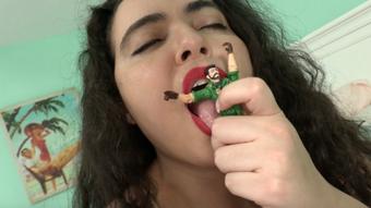 Giantess Marcy Toys With Shrunk Army Man (Ginary)