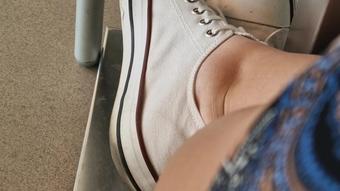 Nicoletta Embassi - Dusty And Sweaty Used Sneakers In The City Bar 4K (Nicoletta Embassi)