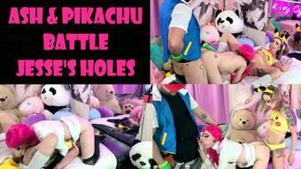Ash and Pikachu Battle Jesse's Holes (Riley Cyriis)