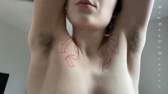 Making you smell my sweaty hairy armpits (Cyber Skye)