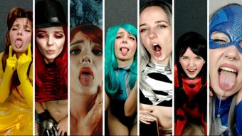 AHEGAO FACE COSPLAY COMPILATION VOL.3 - Jan 31, 2022 (Lil cosplay slut)