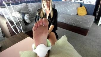 Injured Ankle Foot Fetish Joi (LauranVickers)