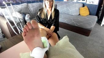 Injured Ankle Foot Fetish JOI (LauranVickers)