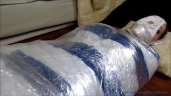Misswhitneymorgan Terra Mizu Clear Tape Mummification (MissWhitneyMorgan)