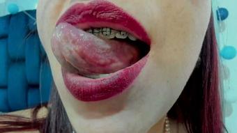 Saliva Sensuality dirty open mouth (Coconutsex)