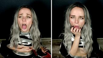 Supergirl - Ahegao and Fun - Jan 6, 2022 (Lil cosplay slut)