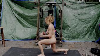 Savage Naked Public HIIT Sweaty Workout - May 15, 2020 (Lora Cross)