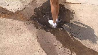 Sabrina's Wet-Dirty Socks and Sneakers (Custom Fetish)