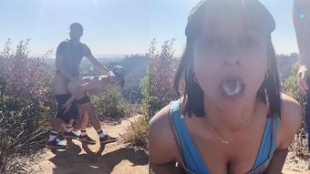 ALMOST CAUGHT FUCKING ON LA HIKE (HaileyRose)