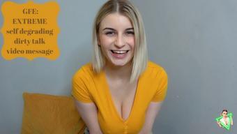 GFE: Extreme self degrading dirty talk (Isla White)