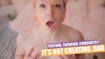 it's not cheating, dad (Jolie Lyon)