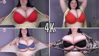 Huge Boobs, Tiny Bras, Shirt Ripping and Boob Flexing (Sarah Rae)