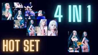 Nun 3 videos + photoset (MollyRedWolf)