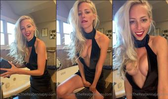therealjennajay 184321729 2021 08 20 finally going out think anyone will notice my balls  (therealjennajay)