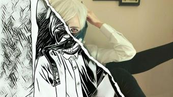 Tokyo Ghoul cosplay - Full Video - Jul 31, 2020 (Lil cosplay slut)
